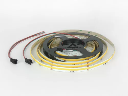 Digitális LED-szalag, COB, 1800 LED, 24 V DC, 10 W/m, IP20, természetes fehér, 5 év garancia, kiszerelés (5 méter)