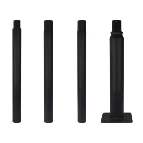 Lighting split pole 4m fekete