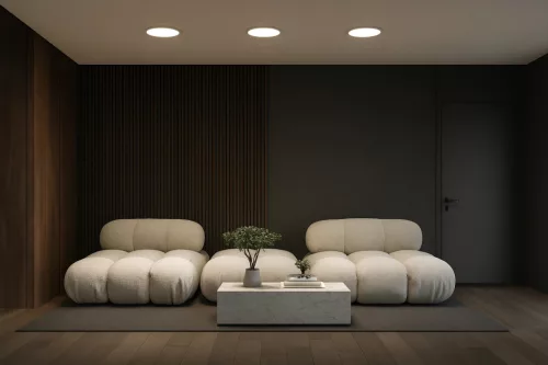 LED line LITE Downlight EASY FLEX 230V IP20 IK05 6W 4000K 450lm kerek fehér