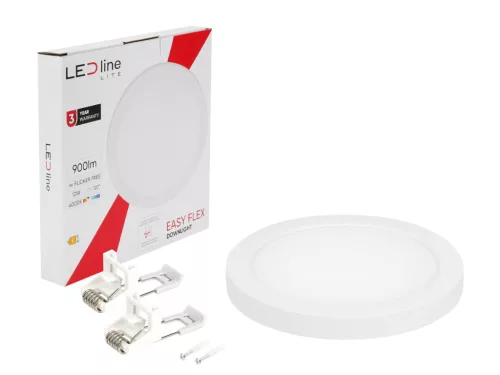 LED line LITE Downlight EASY FLEX 12W 4000K 900lm  kerek fehér