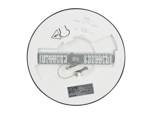 LED line LITE Downlight EASY FLEX 230V IP20 IK05 9-12-15W CCT 1050lm kerek fekete
