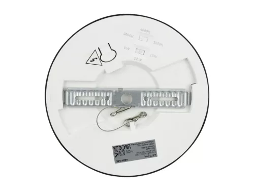 LED line LITE Downlight EASY FLEX 230V IP20 IK05 9-12-15W CCT 1050lm kerek fekete