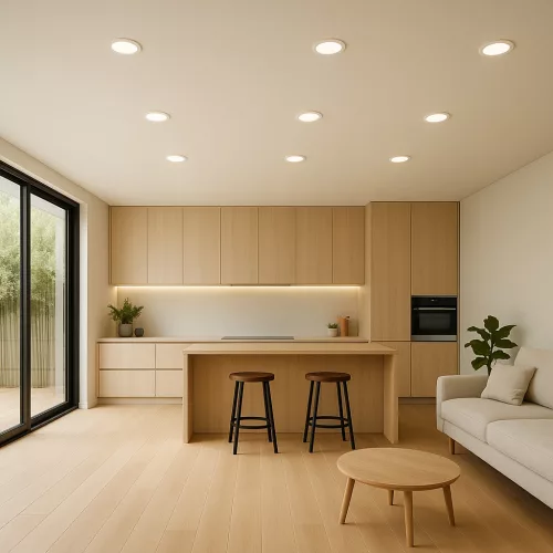 LED line LITE Downlight EASY FLEX 18W 4000K 1530lm kerek fehér