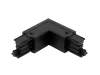 Connector L for 3 phase trak LUMICANTO left black PRIME