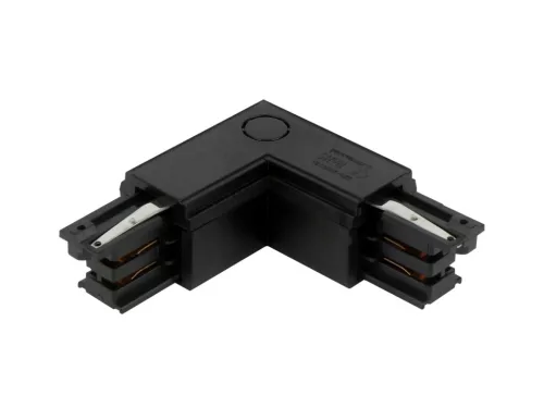 Connector L for 3 phase trak LUMICANTO left black PRIME