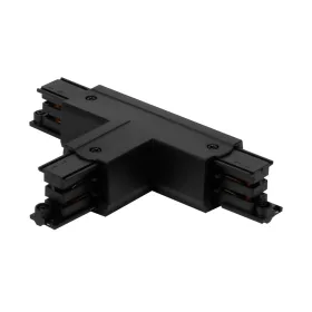   Connector T for 3 phase track LUMICANTO left black with feeding option PRIME