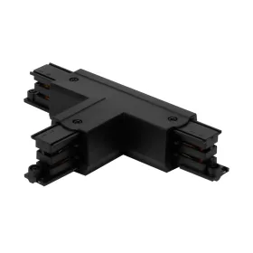   Connector T for 3 phase track LUMICANTO left black with feeding option PRIME