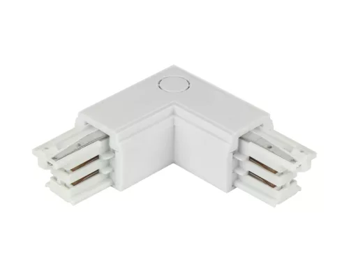 Connector L for 3 phase trak LUMICANTO right white PRIME