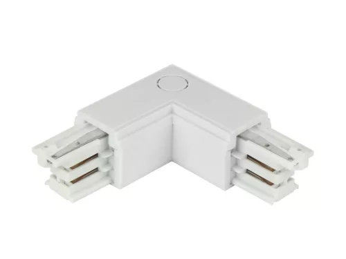 Connector L for 3 phase trak LUMICANTO right white PRIME