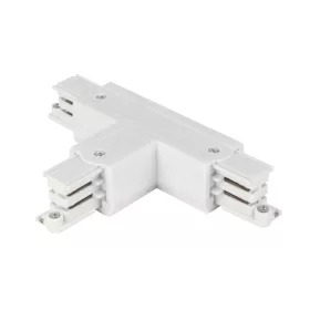   Connector T for 3 phase track LUMICANTO right white with feeding option PRIME