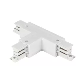   Connector T for 3 phase track LUMICANTO right white with feeding option PRIME
