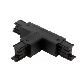   Connector T for 3 phase track LUMICANTO right black with feeding option PRIME