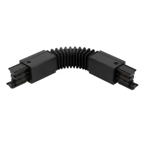 Flexible connectorfor 3 phase trak LUMICANTO black PRIME