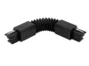 Flexible connectorfor 3 phase trak LUMICANTO black PRIME