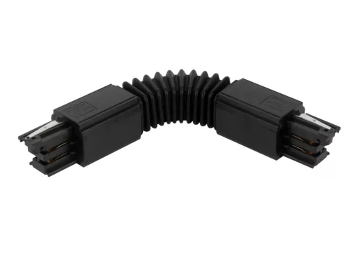 Flexible connectorfor 3 phase trak LUMICANTO black PRIME