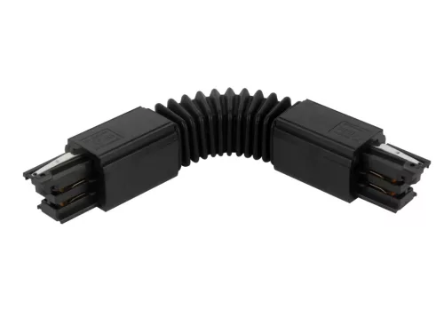 Flexible connectorfor 3 phase trak LUMICANTO black PRIME