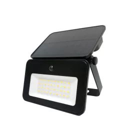   FLOWLITE napelemes LED-reflektor, 120°, IP65, 20 W, Szabályozható színhőmérséklet, fekete