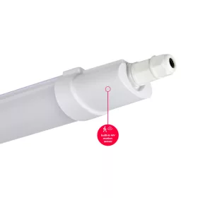   Hermetic luminaire LINIX 4000K 45W 5400lm IP65 150cm gray LITE motion sensor MV