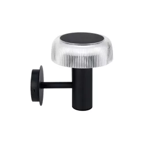   Suntis Solar Wall Light 3000K 170lm 2Ah USB-C Round IP54 Black PRIME