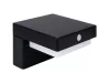Suntis Solar Wall Light 3000K 220lm 2Ah USB-C Square IP54 Black PRIME