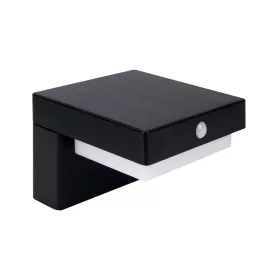   Suntis Solar Wall Light 3000K 220lm 2Ah USB-C Square IP54 Black PRIME
