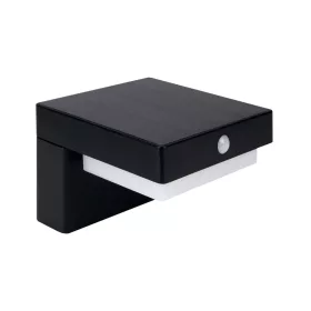   Suntis Solar Wall Light 3000K 220lm 2Ah USB-C Square IP54 Black PRIME