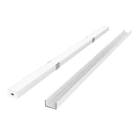 White surface-mounted aluminum profile 3m - PRIME set
