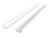White recessed aluminum profile 3m - PRIME set