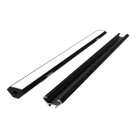 Black aluminium corner profile 3m - PRIME set