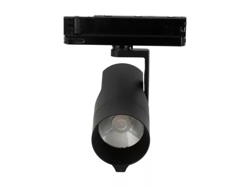 AI LED Caimeta háromfázisú sínes lámpa, 35W, 24°, CRI 90, Szabályozható színhőmérséklet, Fekete