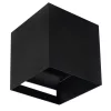 LED wall lamp G9 IP65 black CUBE LITE