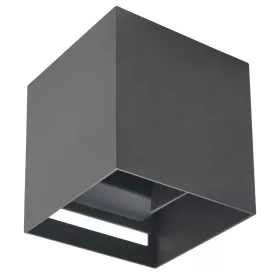 LED wall lamp G9 IP65 gray CUBE LITE