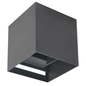 LED wall lamp G9 IP65 gray CUBE LITE