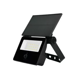 Solar floodlight FLOWLITE 4000K 3W 300lm PIR IP65 black LITE