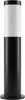 Garden post CUBE round black E27 80cm LITE