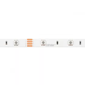   LED-szalag, SMD 5050, 30 LED/m, 12 V DC, 7,2 W/m, IP20, RGB, 5 év garancia, kiszerelés (5 méter)