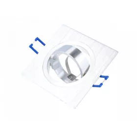   LEDline LEDOM Downlight alu. square silver brushed adjustable