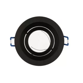   LEDline® downlight aluminium round adjustable SLIM black brushed OROSA