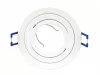 LEDline® downlight aluminium round adjustable SLIM white brushed OROSA