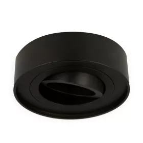 LEDline® downlight surface-mounted round black ROLLO MIDI