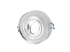 LEDline® downlight recessed-mounted round silver ROLLO MIDI