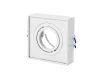 LEDline® downlight recessed-mounted square white CUBO MIDI