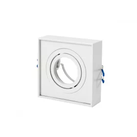 LEDline® downlight recessed-mounted square white CUBO MIDI