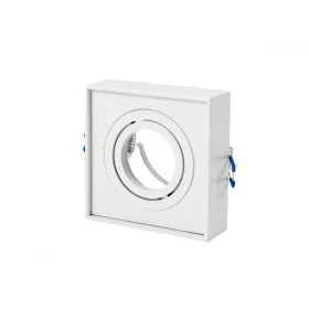 LEDline® downlight recessed-mounted square white CUBO MIDI
