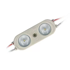   LED-modul, SMD 2835, 2 LED, 12 V DC, 2 W/m, IP65, hideg fehér, 7 év garancia