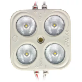   LED-modul, SMD 2835, 4 LED, 12 V DC, 3 W/m, IP65, hideg fehér, 7 év garancia