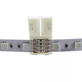 LEDline® LED strip CLICK CONNECTOR double 10 mm 4 PIN RGB