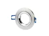 LEDline® downlight aluminium round adjustable silver brushed