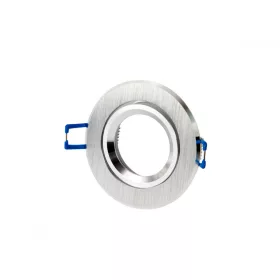   LEDline® downlight aluminium round adjustable silver brushed