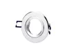 LEDline® downlight aluminium round adjustable silver sandblasted